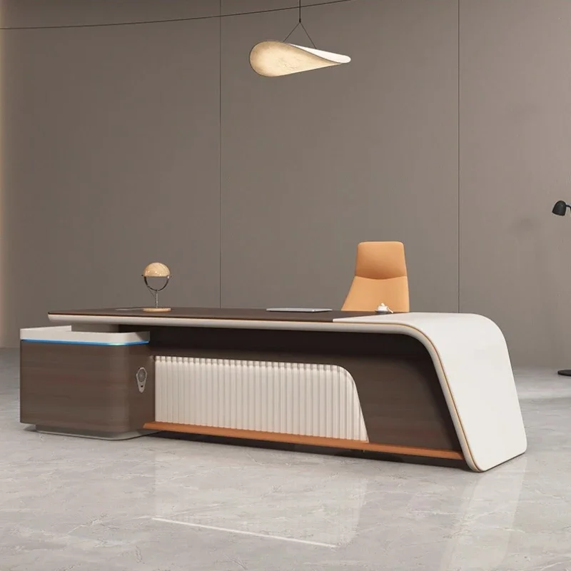 Home Office L Shaped Desk - 수납형 컴퓨터 책상, 데스크 테이블 정리함,