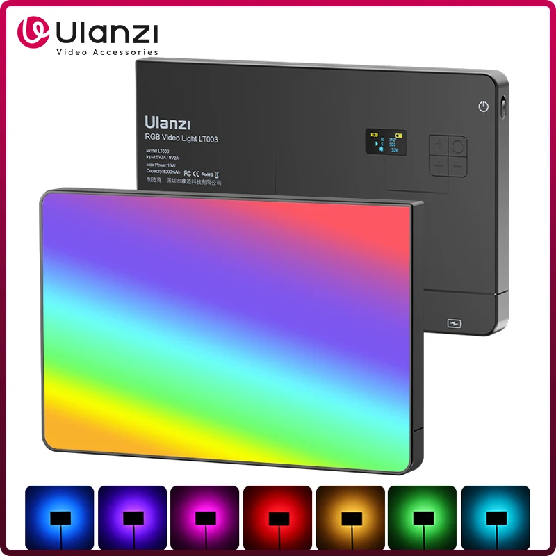 Zoom Lighting Kit - Ulanzi LT003 RGB 비디오 라이트 풀