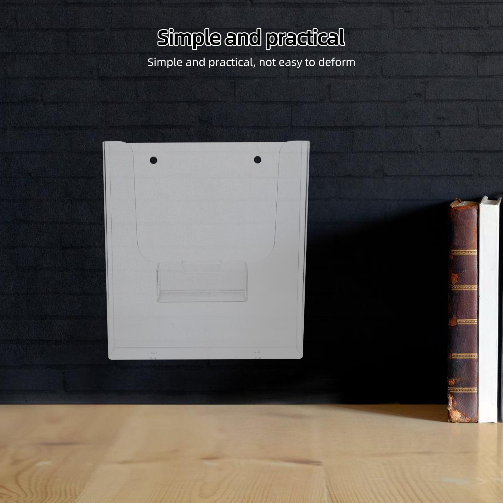 Document Holder Stand - 투명 아크릴 A4 문서 홀더 벽걸이형