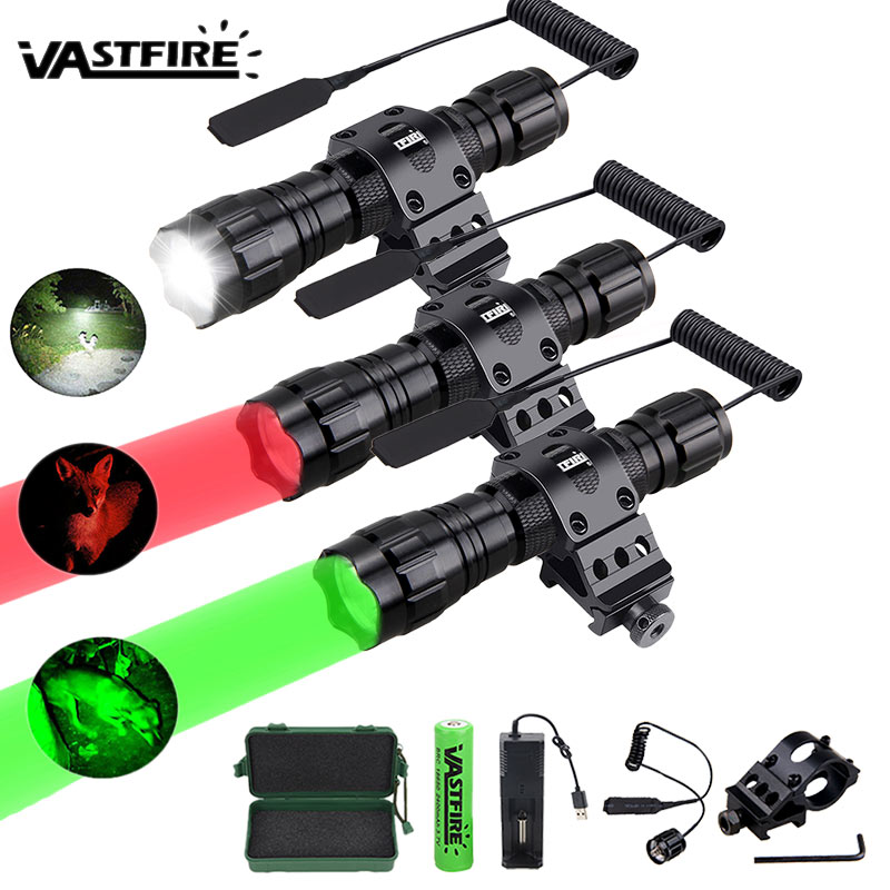 Zoom Lighting Kit - 501B 4 색 전문 사냥 손전등