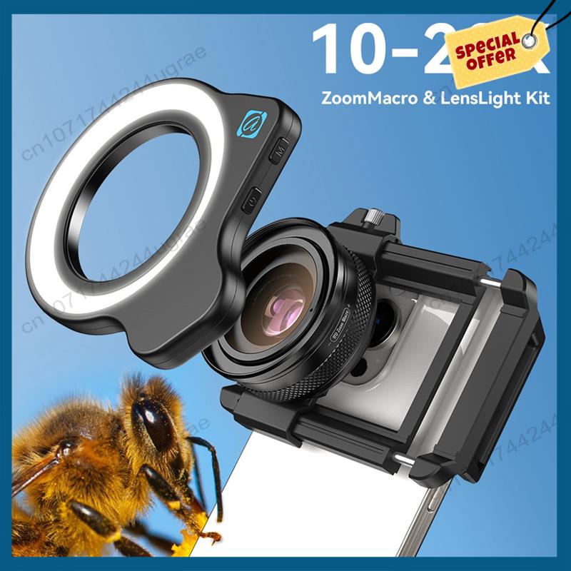 Zoom Lighting Kit - -A15I 10-20X 줌 매크로 렌즈, LED