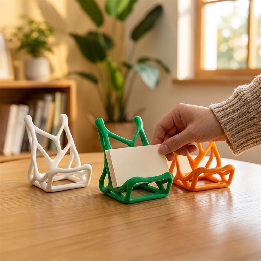 Document Holder Stand - 3D 프린팅된 골격 모양 휴대폰 거치대