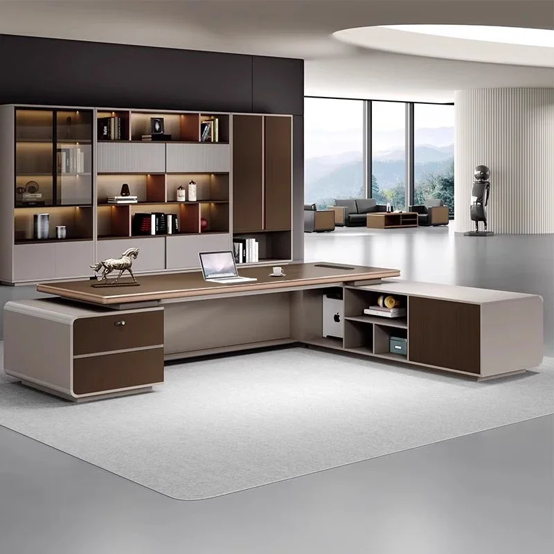 데스크탑 스탠딩 L자형 고급 사무용 책상 임원용 사무실 - Home Office L Shaped Desk 리뷰 및 가격