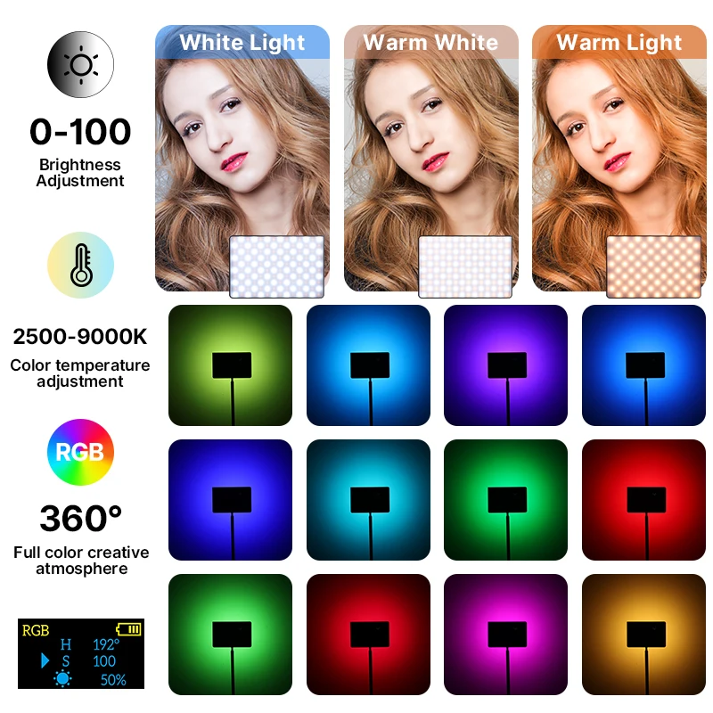 Ulanzi LT003 RGB 비디오 라이트 풀 컬러  - Zoom Lighting Kit 리뷰 및 가격