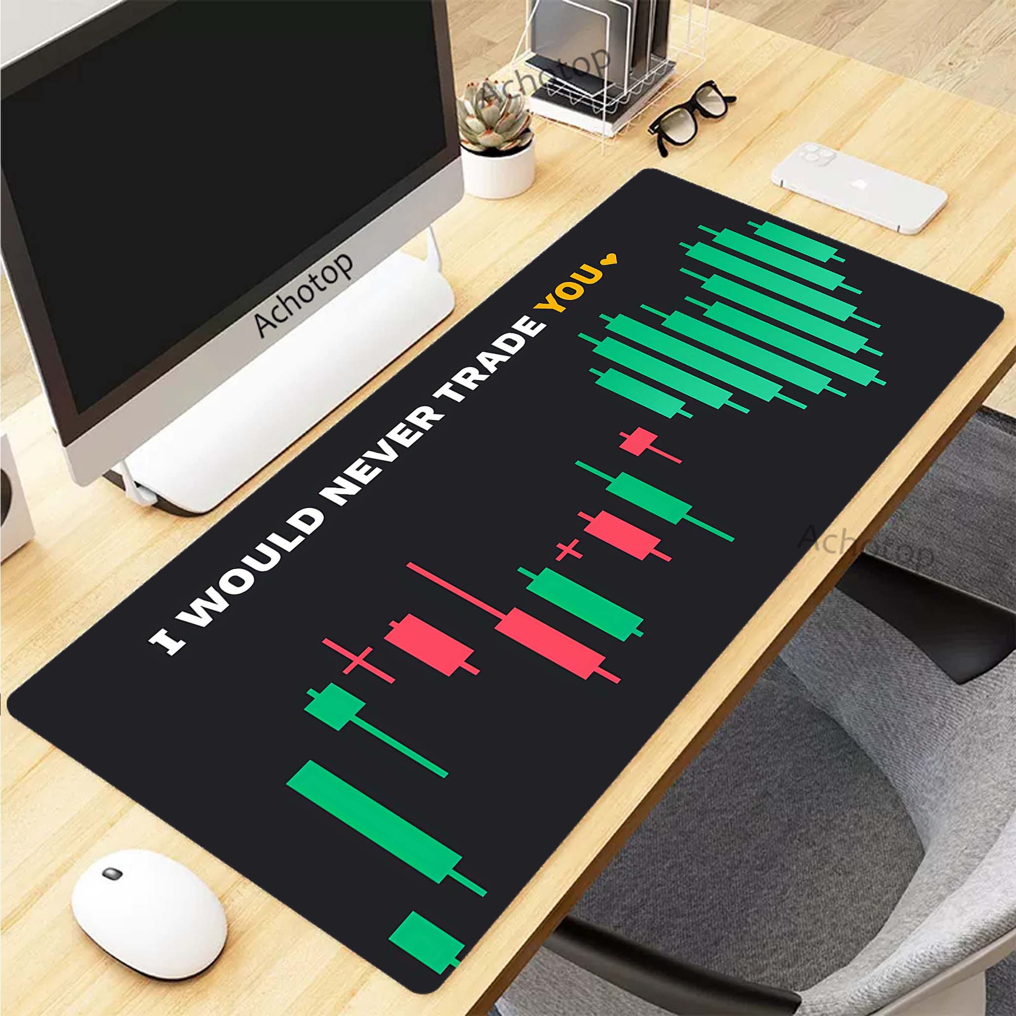 주식 시장 차트 패턴 마우스 패드, 가정용 대형 마우스 - Home Office Marketing 리뷰 및 가격