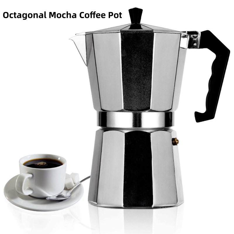알루미늄 커피 주전자 라떼 퍼콜레이터 가정용 이탈리아식 - Home Office Moka 리뷰 및 가격