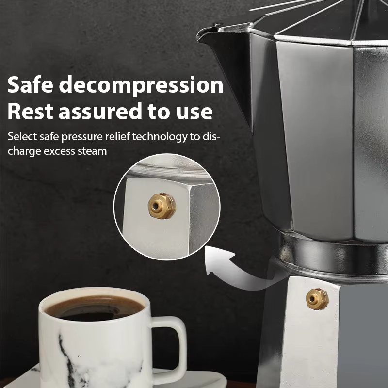 알루미늄 커피 주전자 라떼 퍼콜레이터 가정용 이탈리아식 - Home Office Moka 리뷰 및 가격