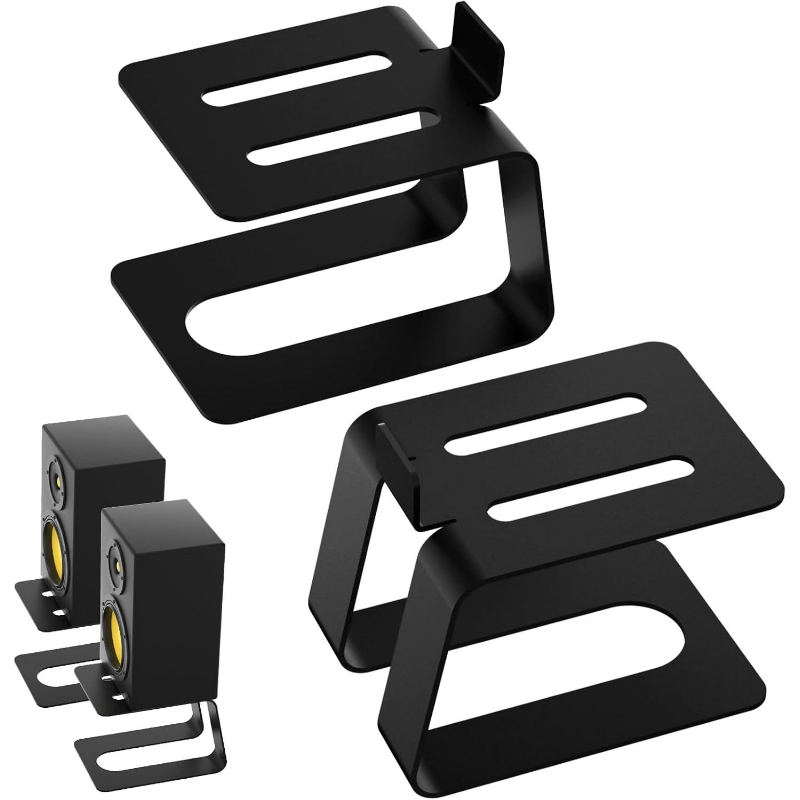 2개 세트 데스크탑 스피커 스탠드, 데스크탑 스튜디오  - Monitor Riser Stand 리뷰 및 가격