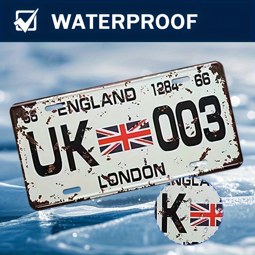 빈티지 런던 영국 번호판 알루미늄 사인 - 11.81인 - Home Office London 리뷰 및 가격