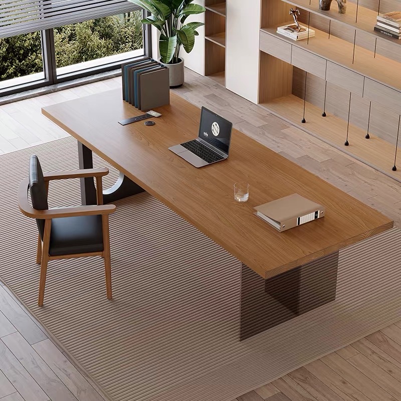 이탈리아 아크릴 플로팅 목재 사무실 책상 현대적인 심플 - Home Office Desks 리뷰 및 가격