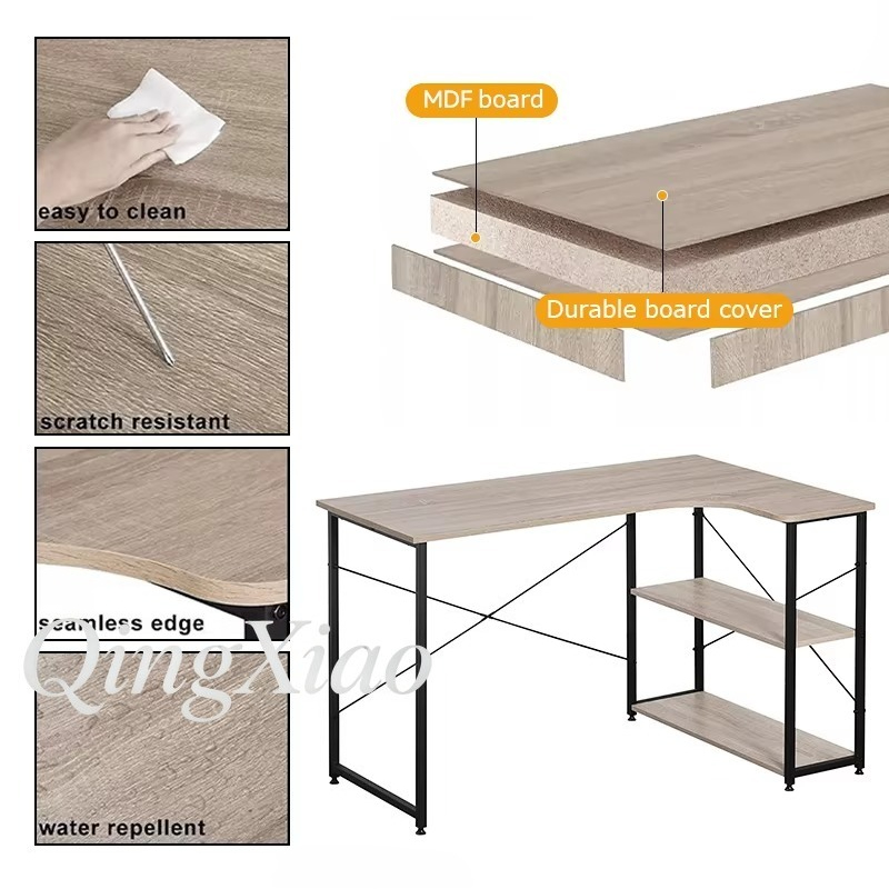 L자형 코너 책상, 책장이 통합된 벽걸이 테이블 캐비닛 - Home Office L Shaped Desk 리뷰 및 가격