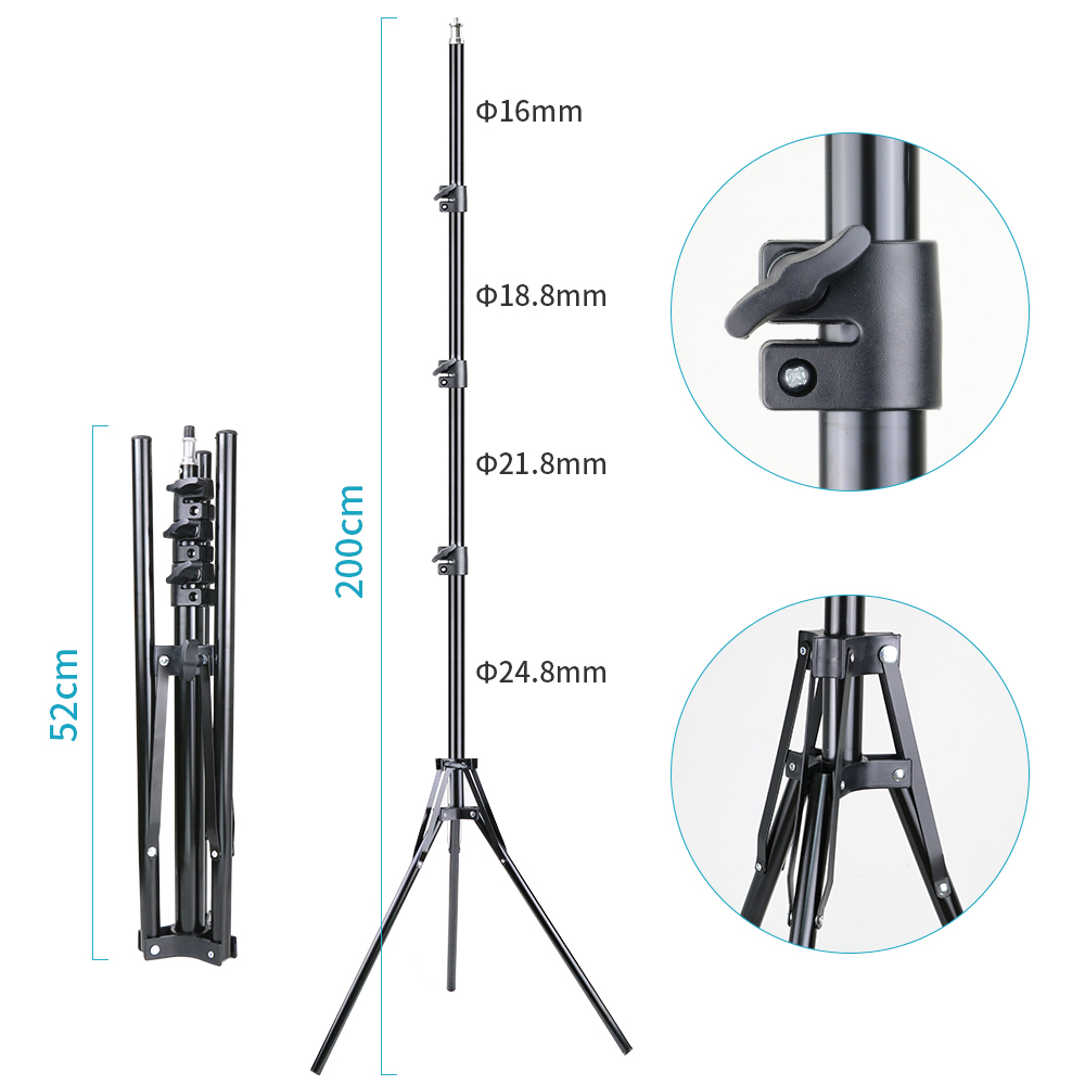 Youbute 메이크업 조명 용 LED 사진 스튜디오  - Zoom Lighting Kit 리뷰 및 가격