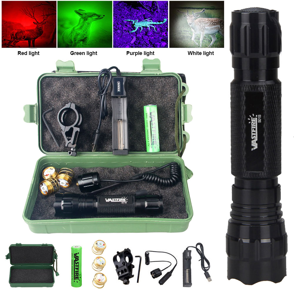 501B 4 색 전문 사냥 손전등 세트 녹색 빨간색 흰 - Zoom Lighting Kit 리뷰 및 가격