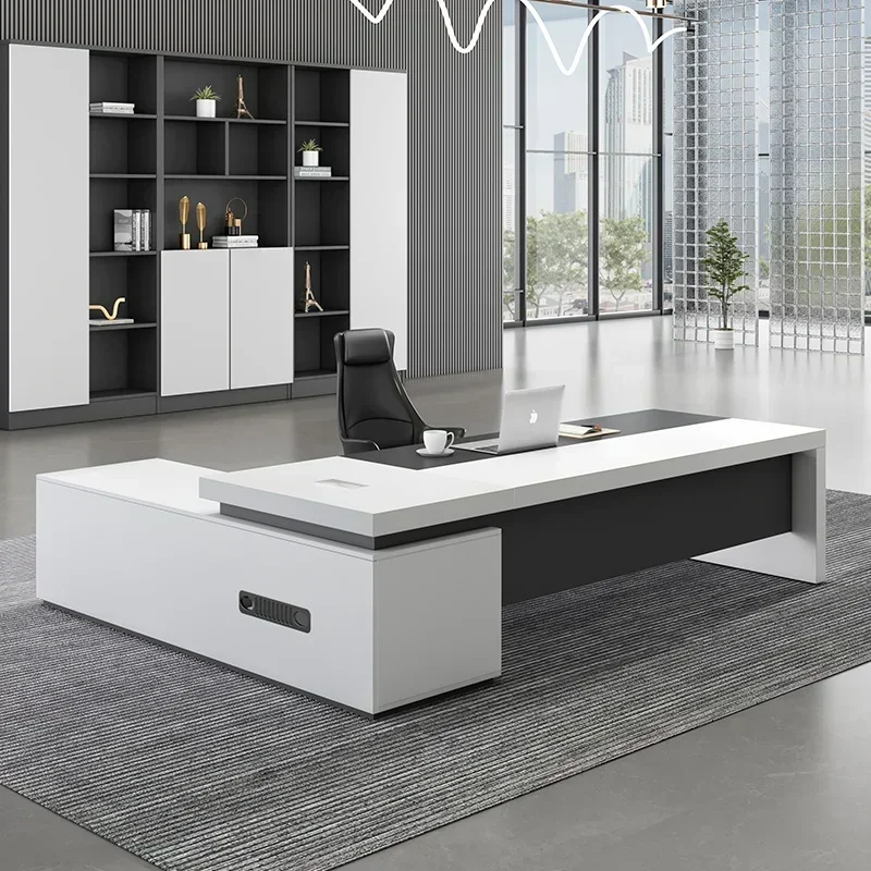 사무용 책상 벽장 서랍 화이트 테이블 작업실 컴퓨터 맞 - Home Office L Shaped Desk 리뷰 및 가격