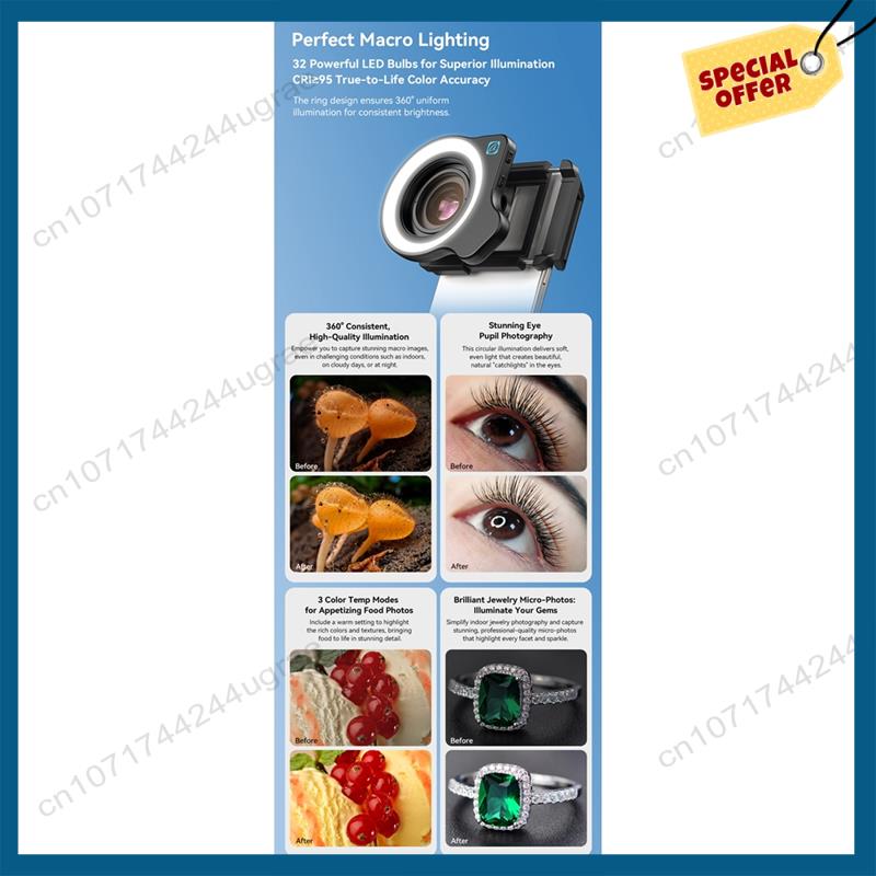 -A15I 10-20X 줌 매크로 렌즈, LED 필 라 - Zoom Lighting Kit 리뷰 및 가격