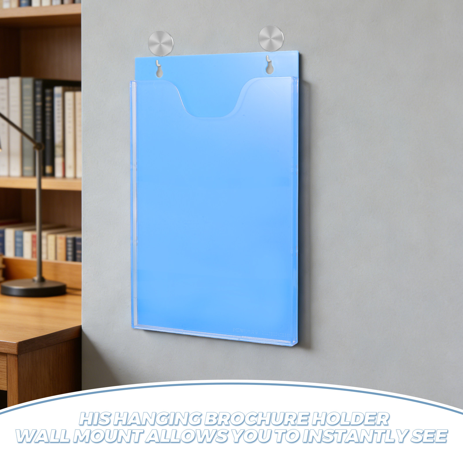 2개입 벽걸이형 브로셔 홀더 아크릴 투명 플라이어 스탠 - Document Holder Stand 리뷰 및 가격