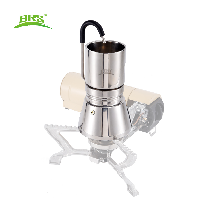 BRS 캠핑 스토브 커피 증류기 야외 양조 커피 그라인 - Home Office Moka 리뷰 및 가격