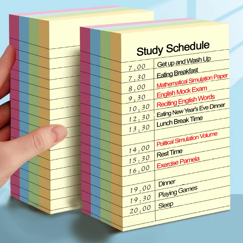 200 매 라인 스티커 메모 4 색 휴대용 학생 노트  - Sticky Note Dispenser 리뷰 및 가격