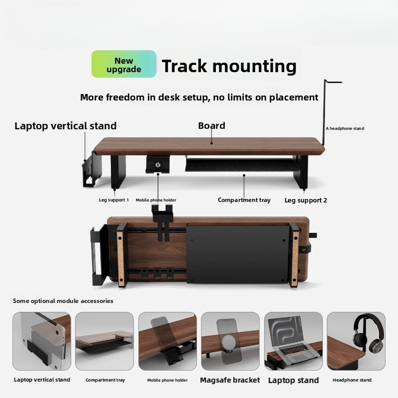 핫세일! 호두나무 모니터 스탠드 라이저 모듈형 데스크탑 - Monitor Riser Stand 리뷰 및 가격