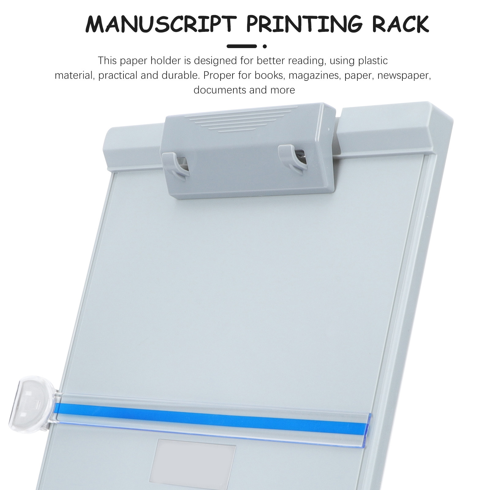 가벼운 플라스틱 문서 홀더, 책, 잡지, 서류용 조절  - Document Holder Stand 리뷰 및 가격