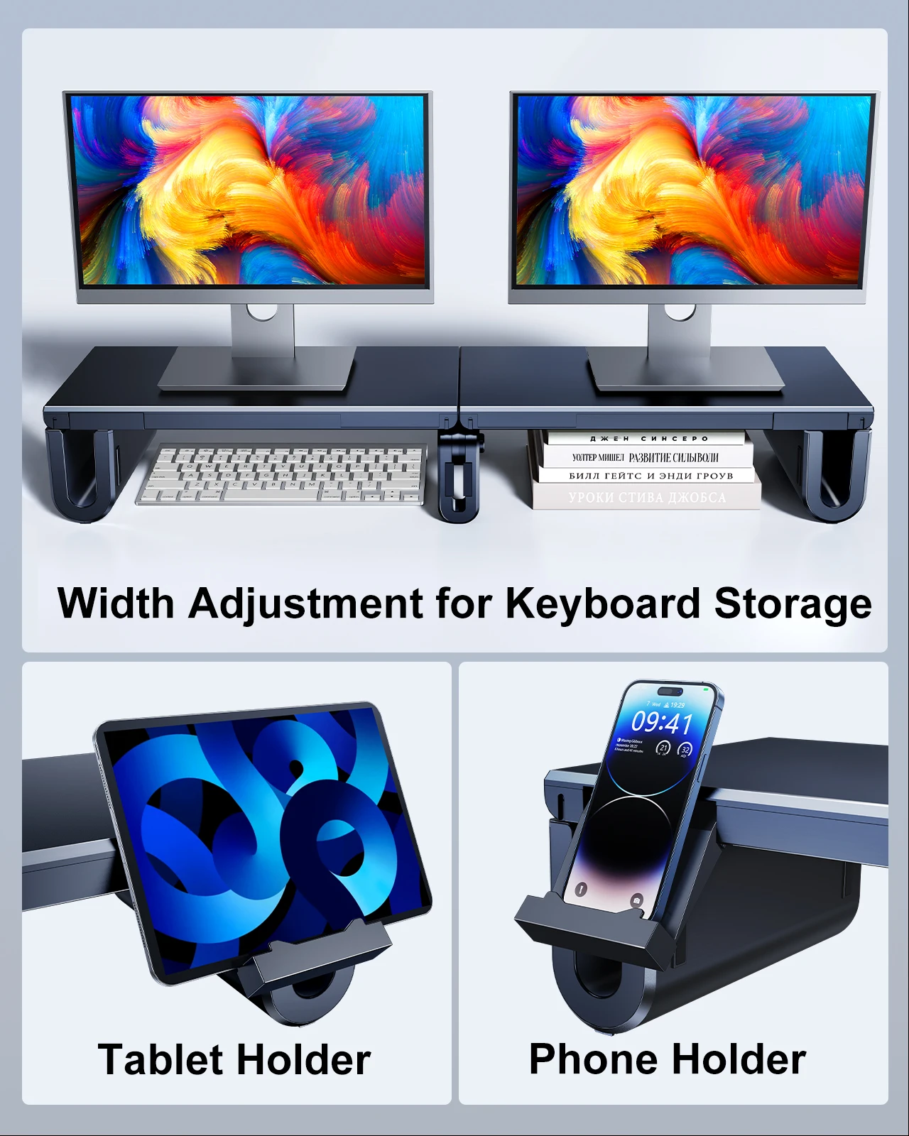 Oatsbasf 듀얼 모니터 스탠드 라이저 높이 조절  - Monitor Riser Stand 리뷰 및 가격