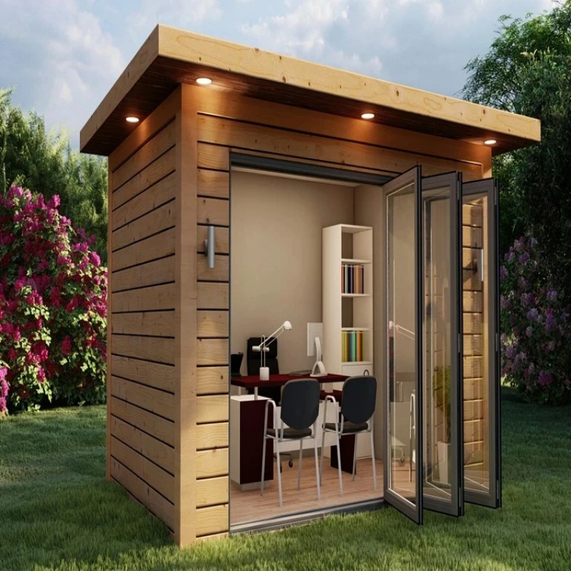 목조식 모던 조립식 건물, 즉시 사용 가능한 주택, 정 - Home Office Shed 리뷰 및 가격