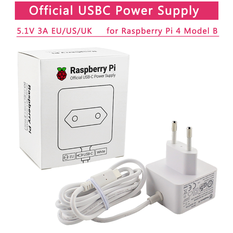 공식 라즈베리 파이 4 전원 공급 장치 5V 3A 충전 - Home Office Uk 리뷰 및 가격